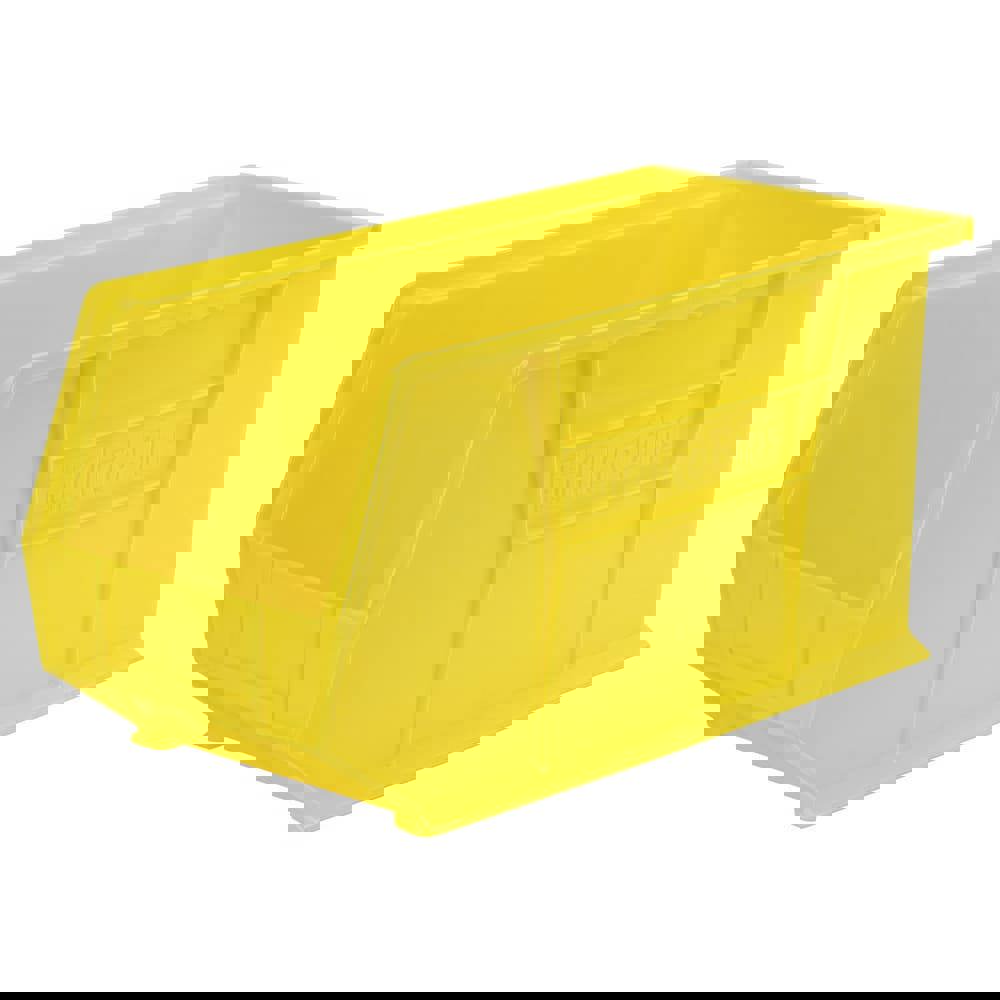 Plastic Hopper Stacking Bin: Yellow